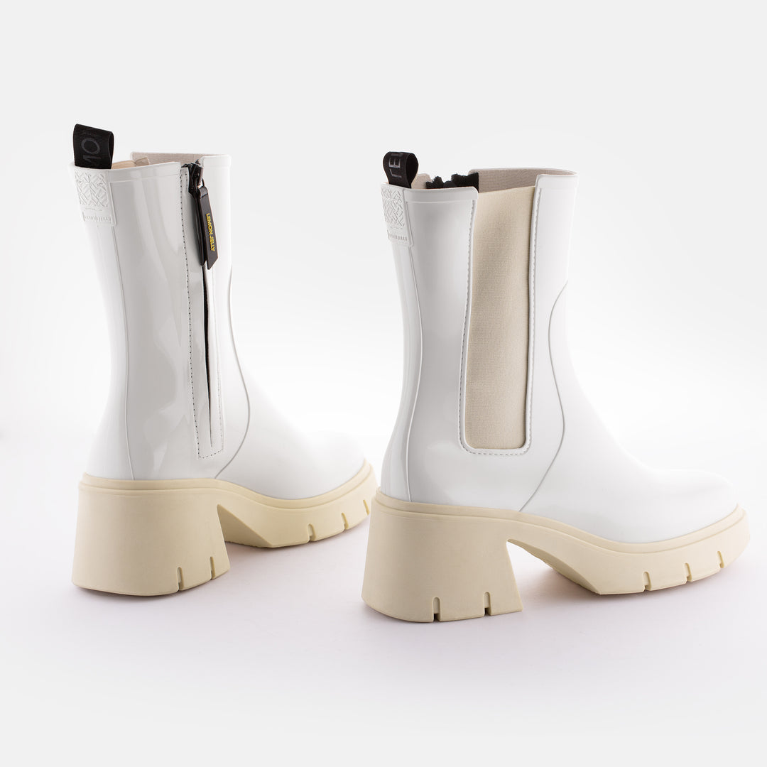 Ciana White Chelsea Boots for Women White Colour Boots