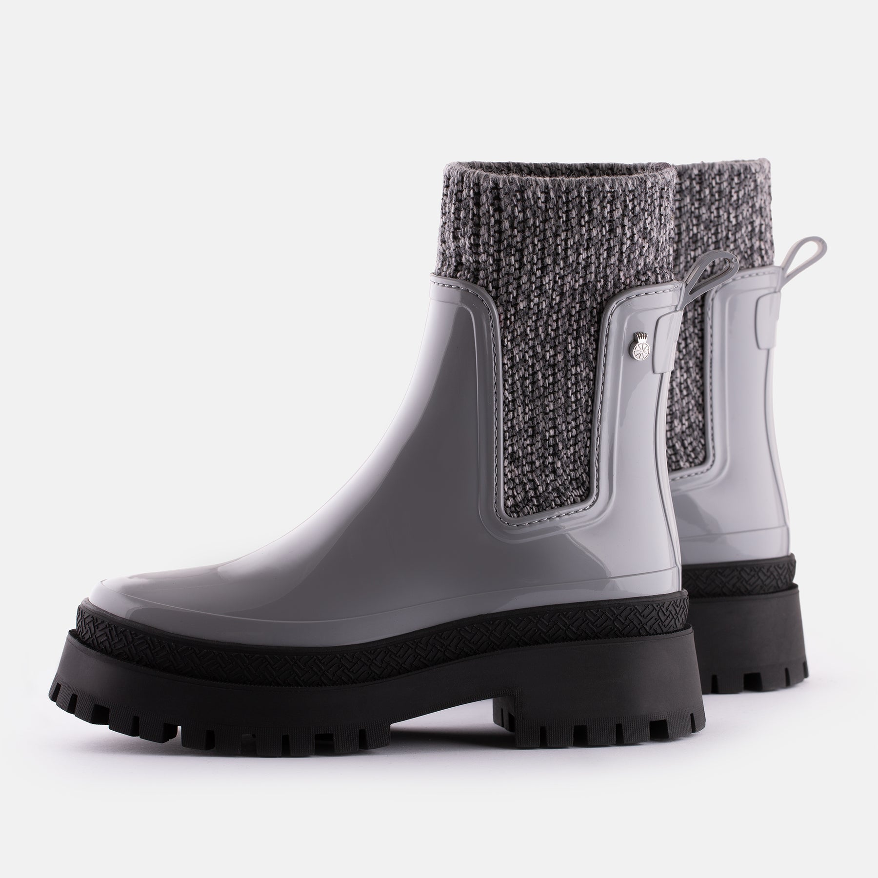 Emely Steel - Chelsea Boots for Women - Steel Colour Boots